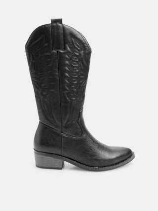 Bottes cow-boy avec talon de 3,5 cm BATA