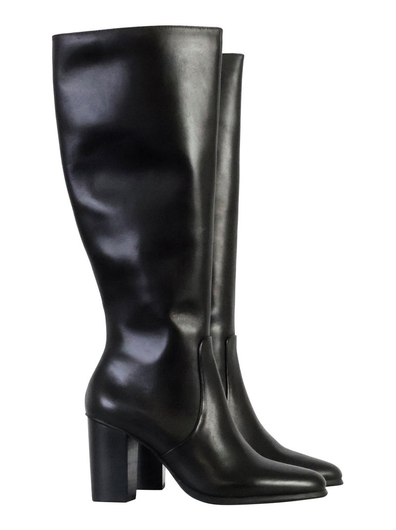 Bottes Cuir Emilie Karston Noah Noir - Kiabi