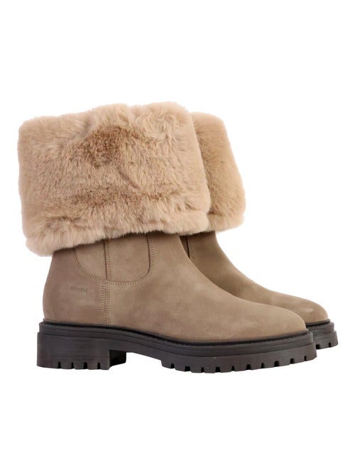 Bottes Cuir Geox Iridea - Kiabi