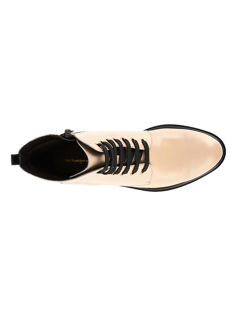 Bottes Cuir Les Tropeziennes Soraya Beige - Kiabi