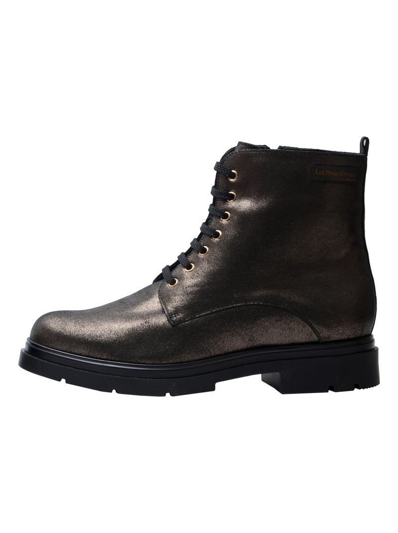 Bottes Cuir Les Tropeziennes Soraya Marron - Kiabi