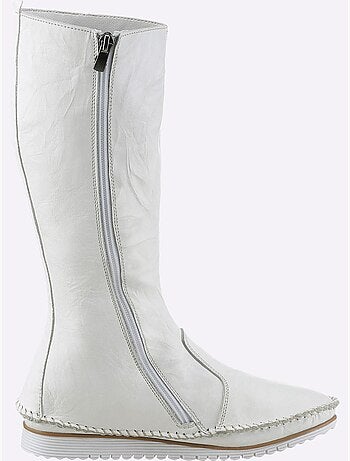 Bottes Cuir Nappa De Vache - Taille Standard - Helline
