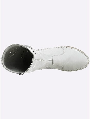 Bottes Cuir Nappa De Vache - Taille Standard - Helline