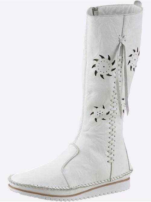 Bottes Cuir Nappa De Vache - Taille Standard - helline - Kiabi
