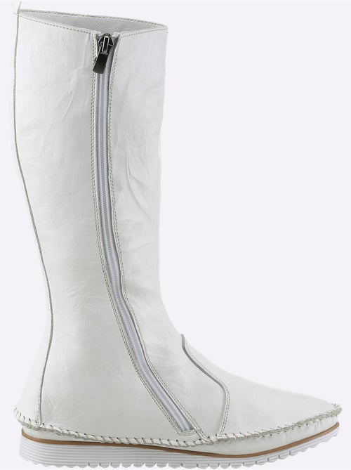 Bottes Cuir Nappa De Vache - Taille Standard - helline - Kiabi