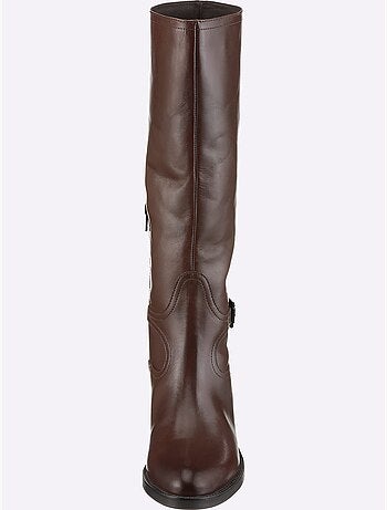 Bottes Cuir Nappa De Vache - Taille Standard - Helline