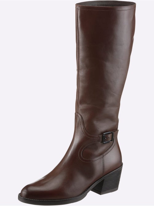 Bottes Cuir Nappa De Vache - Taille Standard - Helline - Kiabi Bottes Cuir Nappa De Vache - Taille Standard - Helline - Kiabi