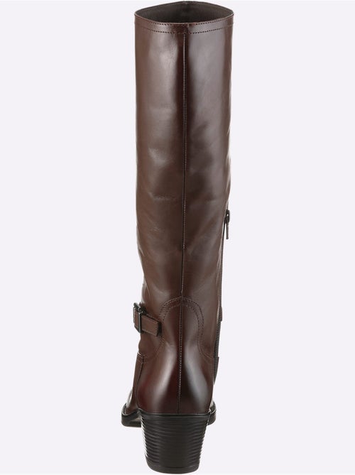 Bottes Cuir Nappa De Vache - Taille Standard - Helline - Kiabi Bottes Cuir Nappa De Vache - Taille Standard - Helline - Kiabi