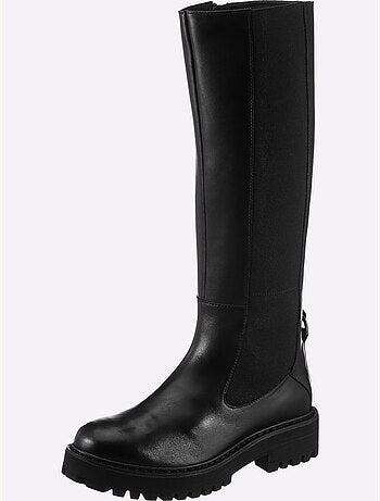 Bottes Cuir Nappa De Vache - Taille Standard - Helline