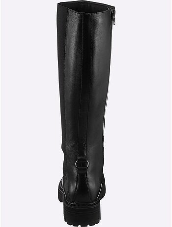 Bottes Cuir Nappa De Vache - Taille Standard - Helline