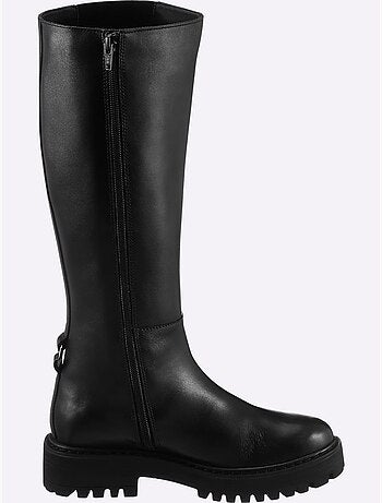 Bottes Cuir Nappa De Vache - Taille Standard - Helline