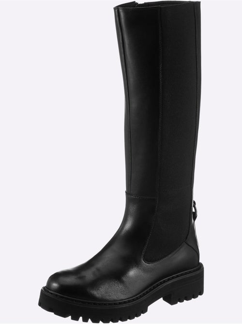 Bottes Cuir Nappa De Vache - Taille Standard - Helline - Kiabi