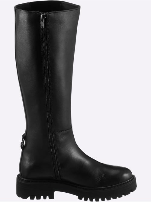 Bottes Cuir Nappa De Vache - Taille Standard - Helline - Kiabi