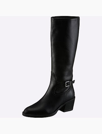 Bottes Cuir Nappa De Vache - Taille Standard - helline