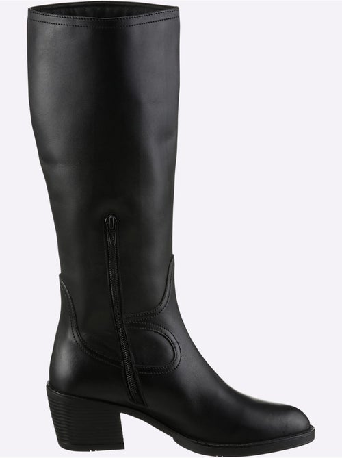 Bottes Cuir Nappa De Vache - Taille Standard - helline - Kiabi