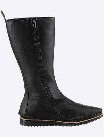 Bottes Cuir Nappa De Vache - Taille Standard - Helline