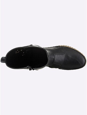 Bottes Cuir Nappa De Vache - Taille Standard - Helline