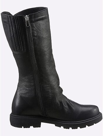 Bottes Cuir Nappa De Vache - Taille Standard - Helline