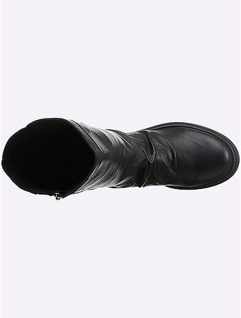 Bottes Cuir Nappa De Vache - Taille Standard - Helline