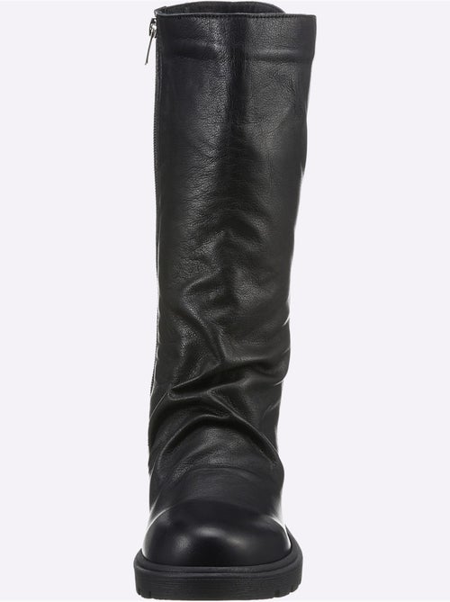 Bottes Cuir Nappa De Vache - Taille Standard - Helline - Kiabi Bottes Cuir Nappa De Vache - Taille Standard - Helline - Kiabi