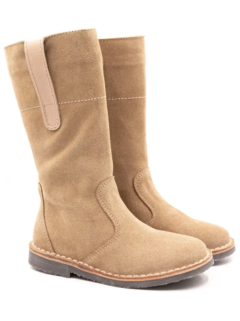 Bottes Daim - Boni Svea Beige clair - Kiabi