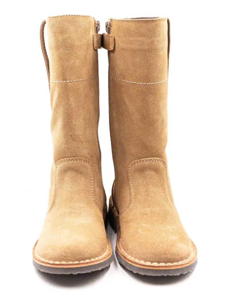 Bottes Daim - Boni Svea Beige clair - Kiabi