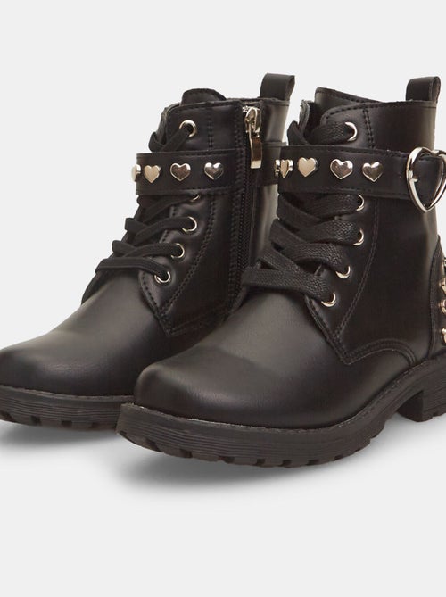 Bottes de avec des cœurs BATA - Kiabi