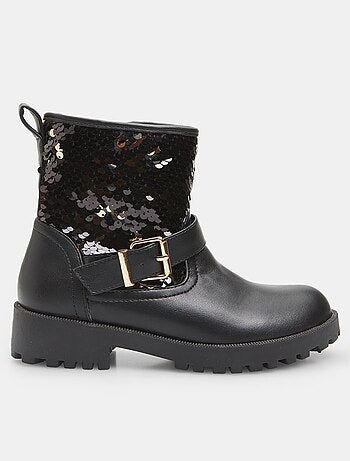 Bottes de cheville avec paillettes BATA