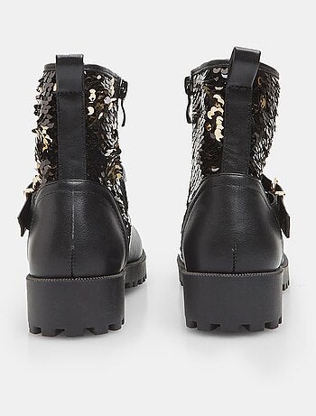 Bottes de cheville avec paillettes BATA