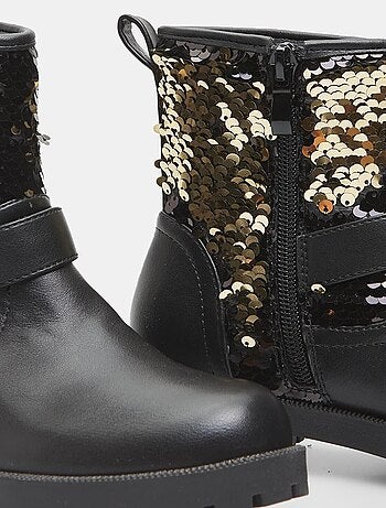 Bottes de cheville avec paillettes BATA