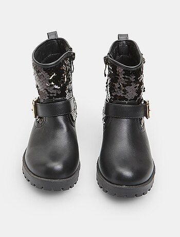 Bottes de cheville avec paillettes BATA