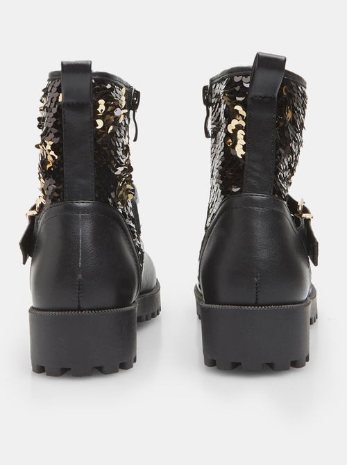 Bottes de cheville avec paillettes BATA - Kiabi