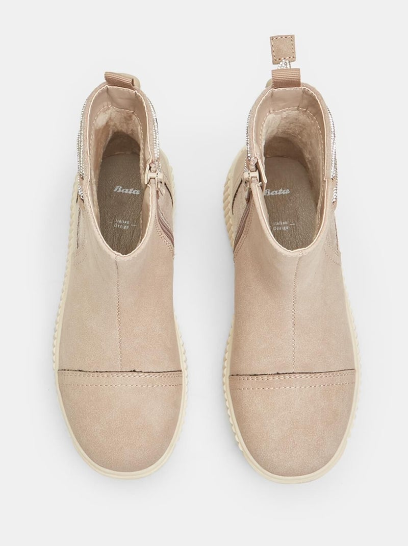Bottes de cheville  BATA Beige - Kiabi