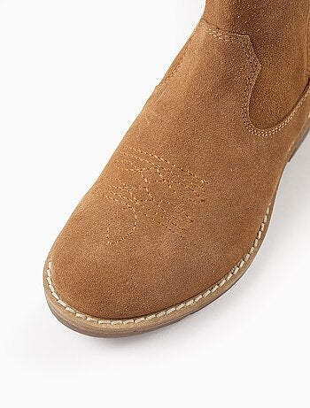 Bottes de Cow-Boy en Daim