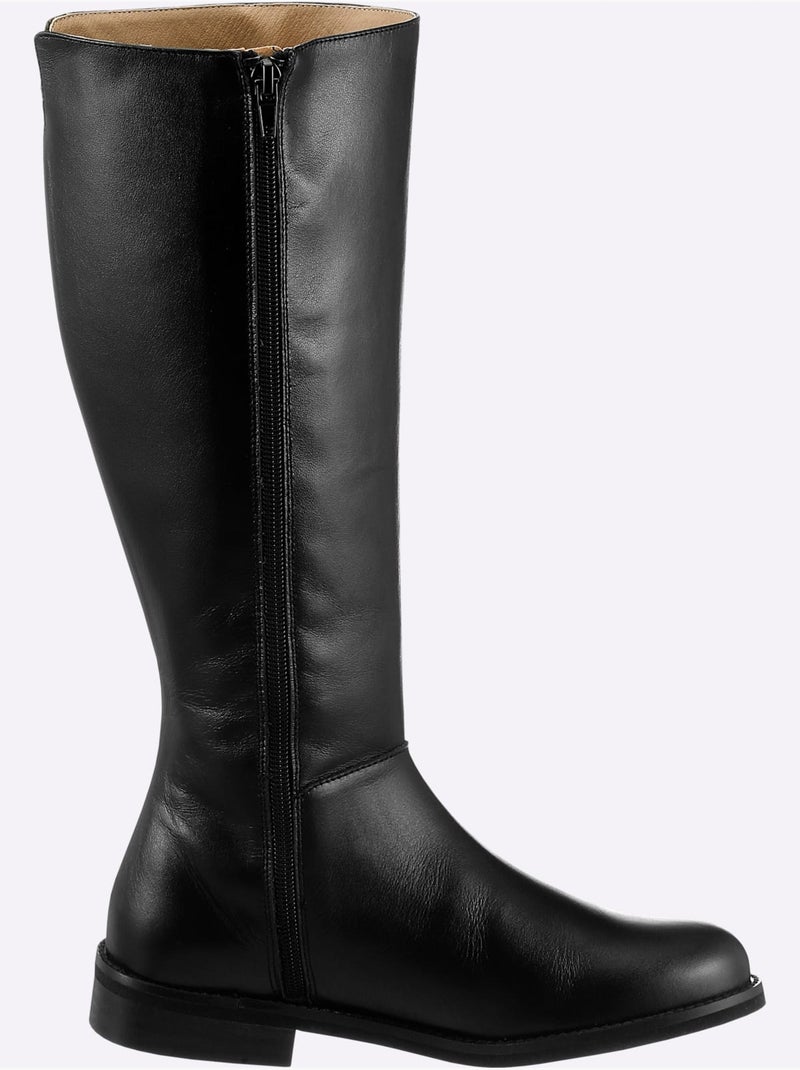 Bottes De Fabrication Espagnole - Taille Standard - Helline Noir - Kiabi