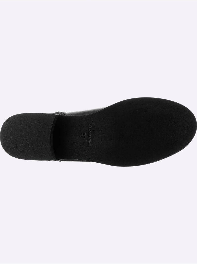 Bottes De Fabrication Espagnole - Taille Standard - Helline Noir - Kiabi