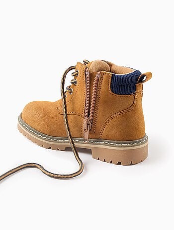 Bottes de Montagne avec des Lacets et Fermeture Éclair