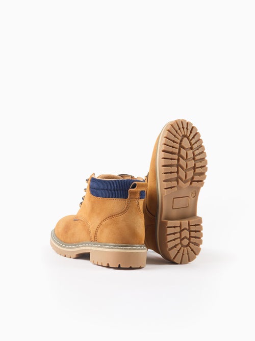 Bottes de Montagne avec des Lacets et Fermeture Éclair - Kiabi