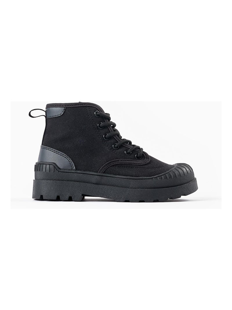 Bottes de motard pour enfants   NORTHERN CALLING Gris foncé - Kiabi