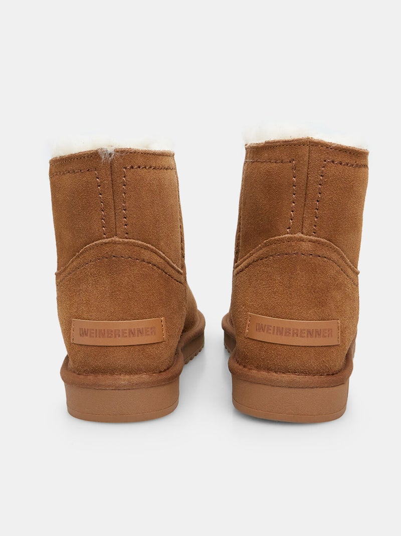 Bottes de neige fourrées 'Weinbrenner' Beige - Kiabi