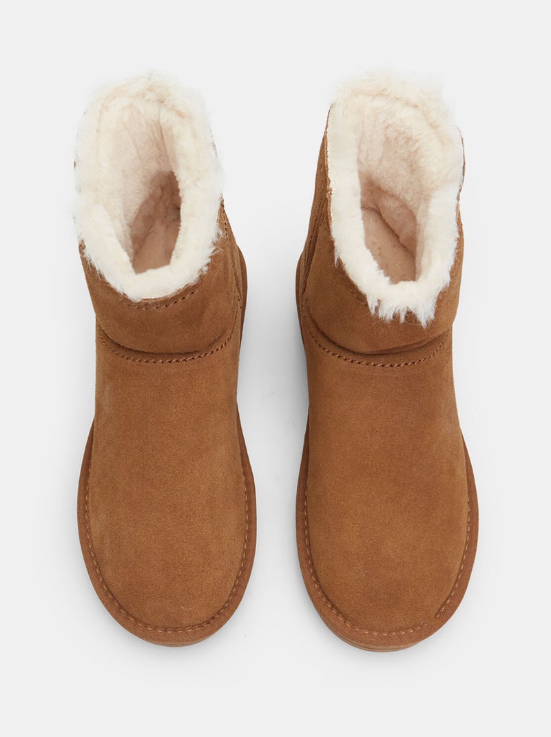 Bottes de neige fourrées 'Weinbrenner' Beige - Kiabi