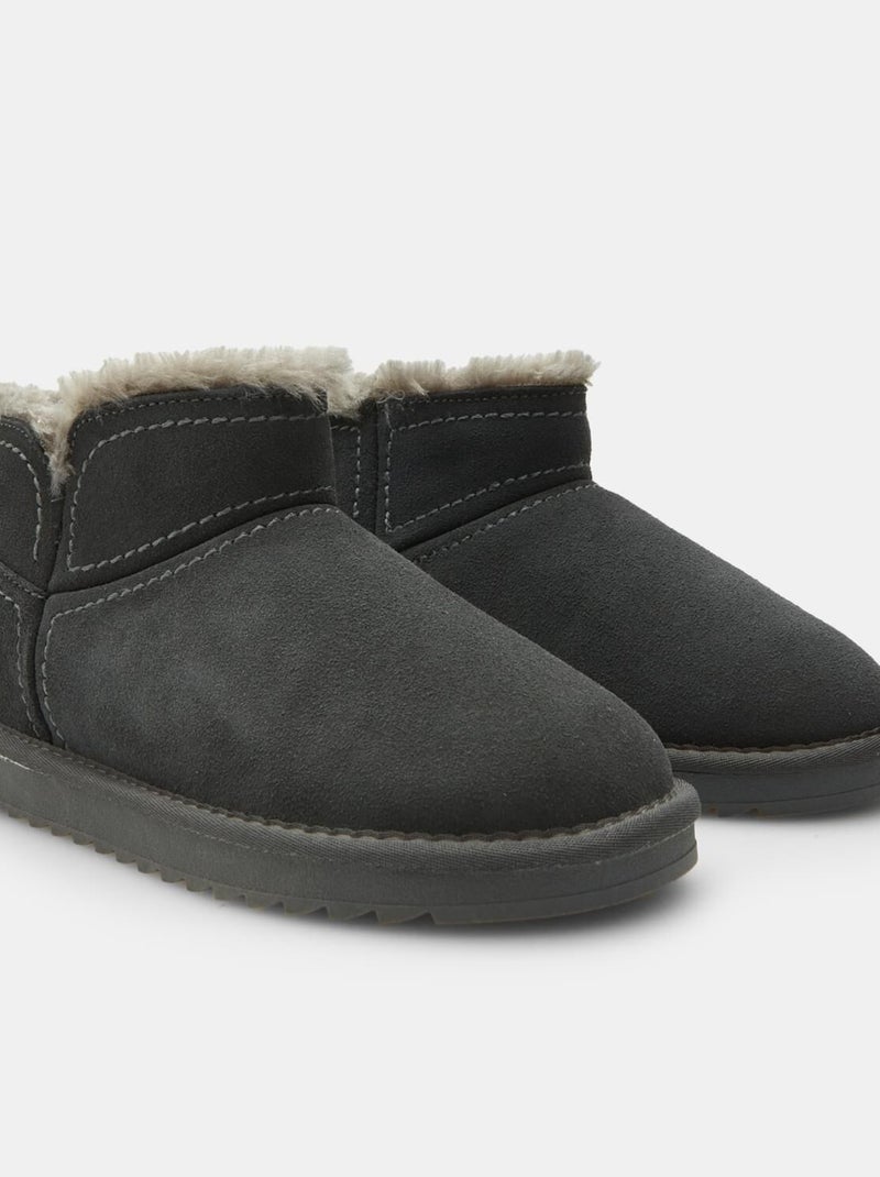 Bottes de neige fourrées 'Weinbrenner' Gris - Kiabi