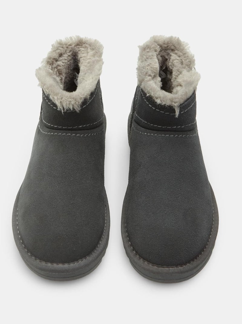 Bottes de neige fourrées 'Weinbrenner' Gris - Kiabi