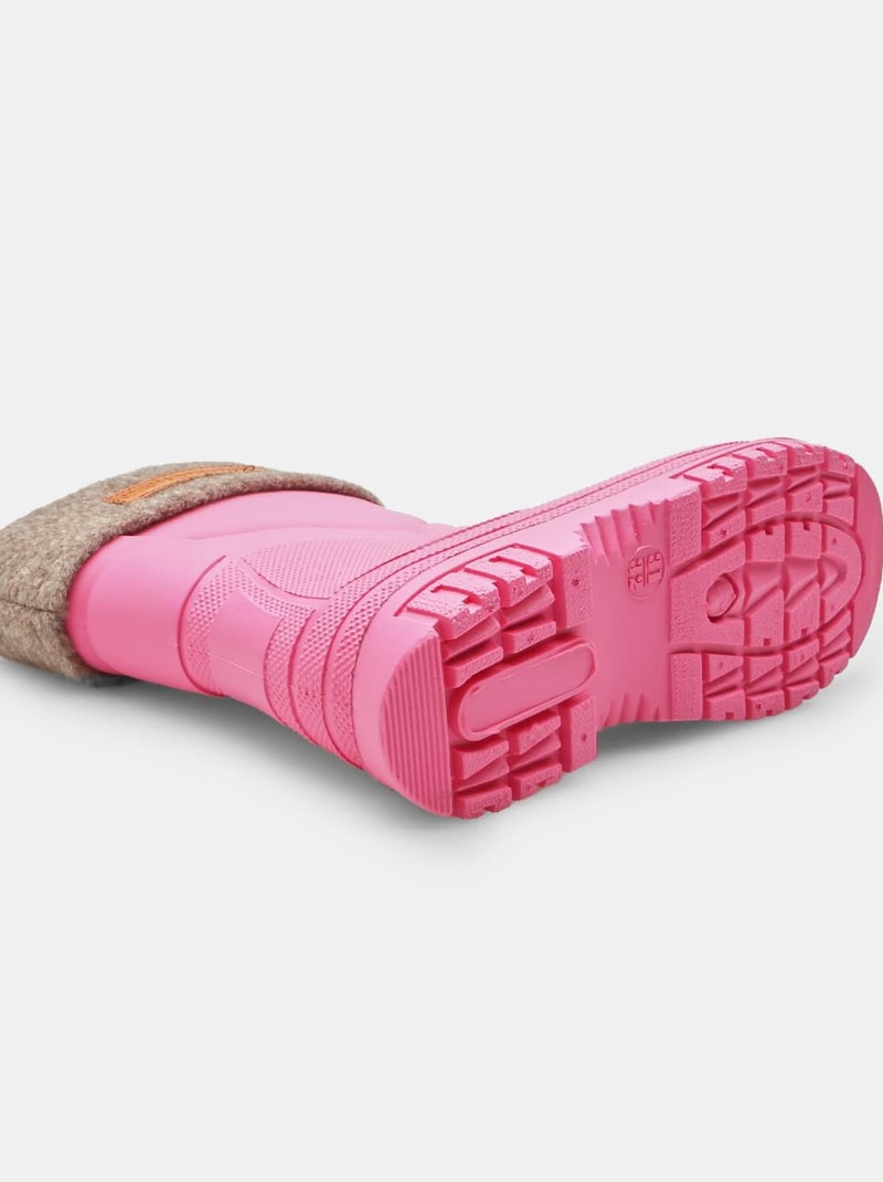 Bottes de neige Weinbrenner Rose fushia - Kiabi