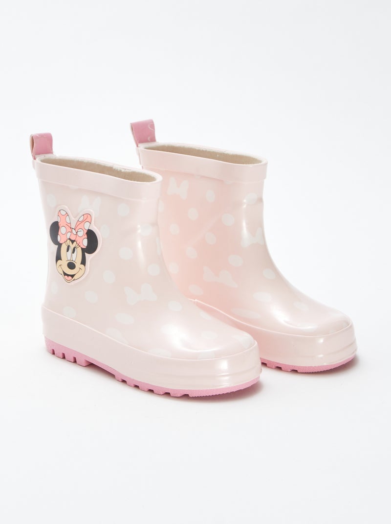 Rose Kiabi Botte De Pluie Kiabi Bottes De Pluie à Fleurs 'Minnie