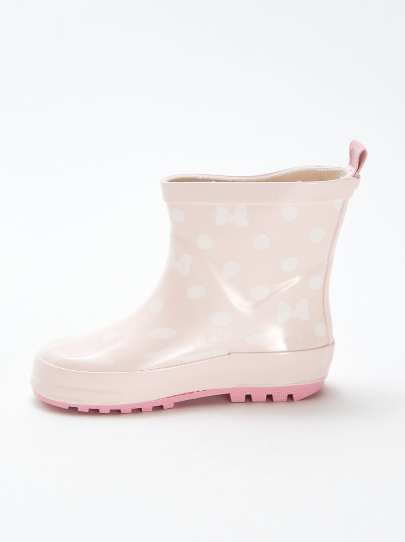 Bottes de pluie à fleurs 'Minnie' 'Disney' Rose - Kiabi
