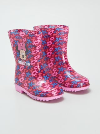 Bottes de pluie à fleurs 'Minnie'