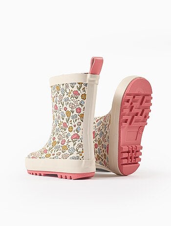 Bottes de Pluie à Motif Floral