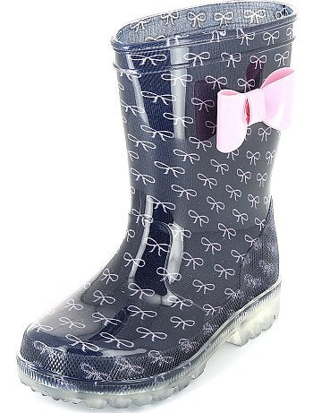 Bottes de pluie à semelles lumineuses