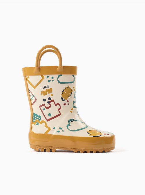 Bottes de pluie avec anses et imprimé - Kiabi Bottes de pluie avec anses et imprimé - Kiabi